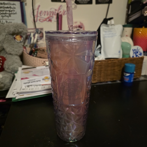 Starbucks WICKED GLINDA Purple Tumbler with Straw - Picture 2 of 5
